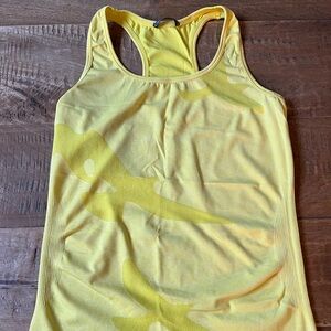 YELLOW Oiselle Flyte Racerback Tank Size Small